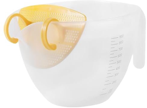 Vaso medidor de huevo | Vaso medidor de 1000 ml, diseño a escala, utensilio de cocina para lavar arroz, cocinar y hornear