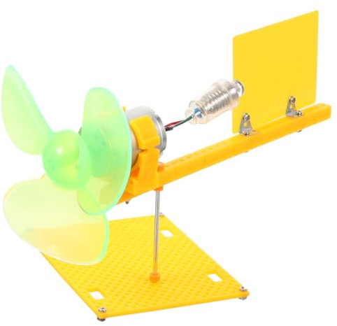 BESPORTBLE Generatore Eolico Miniatura Kit Giocattolo Educativo Per Esperimenti Scientifici Piccolo Motore Turbina Eolica Strumento Scientifico