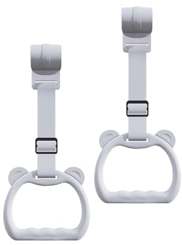Anneaux de Traction pour Bébé,2 Pièces Support De Lit pour Apprendre À Se Lever - Accessoires Sécurisés De Parc D'Activités avec Poignée Ergonomique pour Motricité Et Jeux