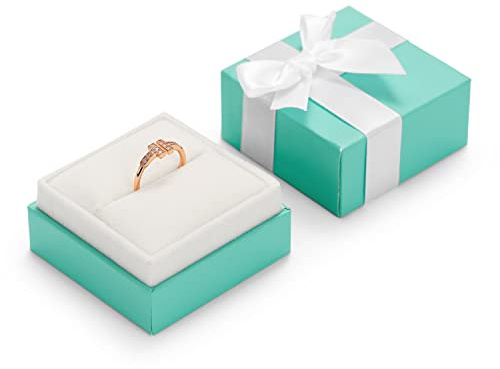 Oirlv Avec NœUd Papillon Boite Bague,Ecrin Bague, | Ring box pour Fiancaille Mariage Proposition Anniversaire Saint Valentin