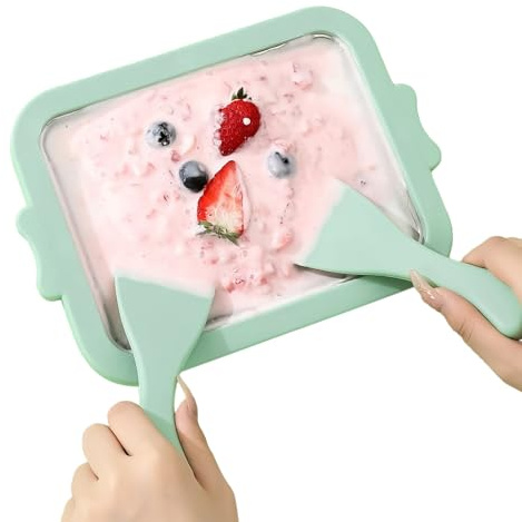 Celuicion Sorbechera instantánea, heladera casera | Molde/rollo de hielo instantáneo,Plato de máquina de de frutas, para el, bares, cafeterías, tiendas de
