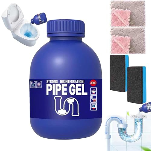 Strength Drain Cleaner - Powerful Pipe Dredging Agent,Quickly Clean Sewers And Eliminate Odors, Suitable For Bathroom, Kitchen, Shower, Sink & Toilet