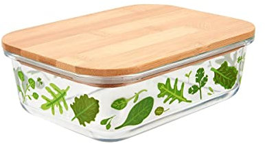 Sass & Belle Large Powered by Plants Glass Storage Box