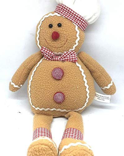 Garden Gate Sitting Gingerbread Christmas decoration 48cm