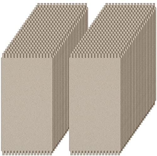 Henoyso Webstühle aus Karton, breite Kerbe, Webbretter für Anfänger, Stricken, Nähen, Häkelkorb, Schmuck, Kunst, Handwerk, 16,5 x 33 cm, 48 Stück