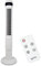 Igenix IGFD6043W Oscillating Digital Tower Fan, 43 Inch, Remote Control, 12 Hour Timer, 3 wind speed settings, Touch button control, Floor Standing for Home & Office, White