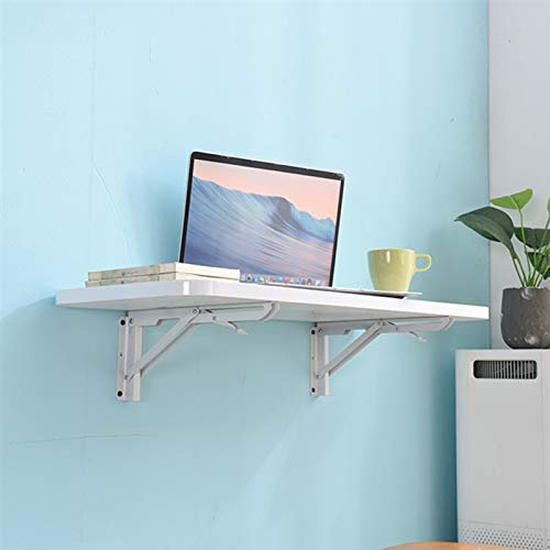 ZEDARO Wandmontierter Computertisch, Platzsparender Wandmontierter Klapptisch, Wandmontierter Klapptisch - Kapazität 60 kg