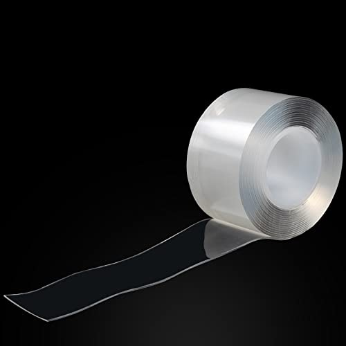 AUTOXBERT 3 Meter Nano Tape Doppelseitiges Klebeband Transparent Extra Stark Dünn Entfernbares Beidseitiges Klebeband Abnehmbares Gel Spurloses Klebeband 40MM