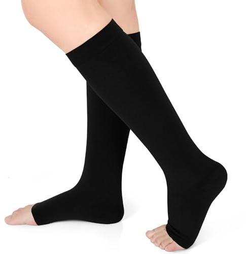 Evolyline Medizinische Kompressionsstrümpfe Damen & Herren 20-30 Mmhg Klasse 2, Kompressionssocken ThrombosestrüMpfe Damen Flug, StüTzstrümpfe Damen Stützstrumpfhose FüR Krampfader KnöChel