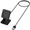 kwmobile USB Ladegerät kompatibel mit Amazfit GTS4 / GTR4 / GTR4Pro / GTS3 / GTR3 / GTR3Pro - USB Kabel Charger Stand - Smart Watch Ladestation - Docking Station - Ladekabel mit Standfunktion