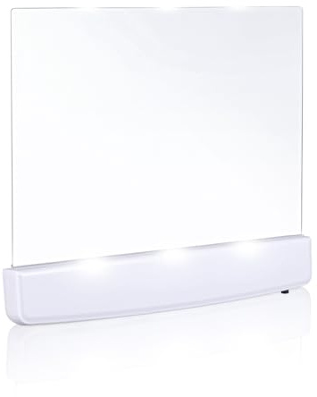 Hemobllo Augenschutz Leselampe Led-Leselampe Buch Batteriebetriebenes Panel-Leselicht 6.89 X 5.59 X 0.59In Für Nächtliches Lesen Im Bett Reisen Schlafzimmer Und Für Kinder