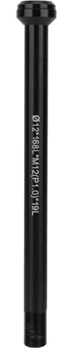 Haosie Steckachse, 168 x 12 mm, Gewinde 1.0, Fahrrad-Achshebel | Fahrrad-Thrus-Achsenverlängerung, Achsen aus Aluminiumlegierung, geeignet für Mountainbikes