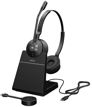 Engage 55 Stereo headset MS, Link 400c DECT adapter USB-C, Engage 55 Deskstand, 1.2m USB-C to USB-C Cable, Carry case, Warranty and warning (safety leaflets)