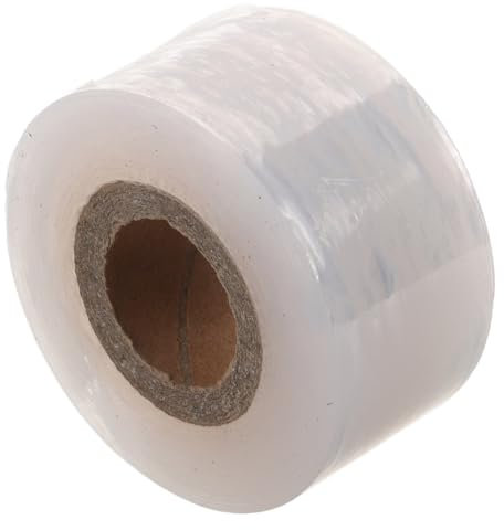 CAXUSD Cinta De Injerto para Árboles Frutales y Plantas Transparente y Autoadhesiva 30 Mm x 100 m para Injerto, Flexible y Estirable para Cultivo De Cítricos, Aguacates y Nueces