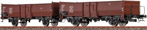 48639 H0 2er Set offene Güterwagen Omm52, DB, Ep. III