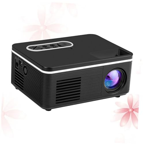 FUNNETOYU Mini Projecteur LED Portable avec Fonction De Projection pour Maison Compatible WiFi Et USB Compact Et Léger pour Facilité De Transport