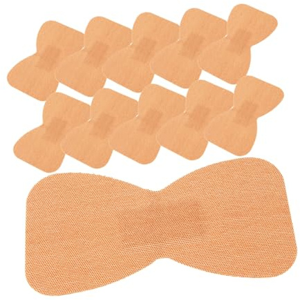 VALICLUD 20pcs Breathable Flexible Fabric for Fingertip and Knuckle Wounds, Butterfly Shape Wound Care Patches Suitable for Outdoor and Daily Use