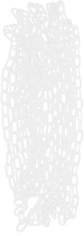 HOMOCONO 10m Plastic Chain Links for Crowd Control Safety Barrier Chain for Events Parking Fences Outdoor Use Warning Dark and Light Colors