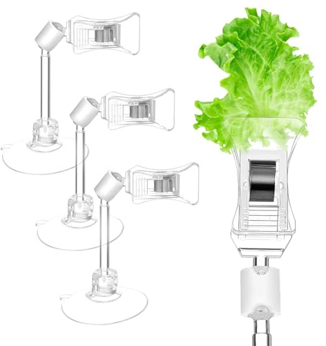 Hemobllo 3 Stück Saugnapfclips für Aquarium mit Verstellbarem Winkel Langlebige Kunststoffklemmen Transparent Geeignet für Luftschläuche und Aquarienzubehör