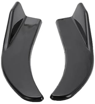 Für Golf 5 6 7 Für GTI Zubehör Auto Tuning Heckschürze Diffusor Splitter Schutz Heckspoiler Flügel Lip(Schwarz)
