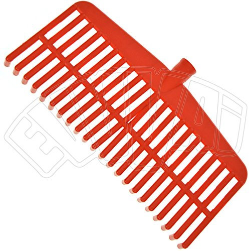 SCOPA PER RACCOLTA OLIVE O GIARDINO CON RINFORZO RASTRELLO 22 DENTI IN PLASTICA