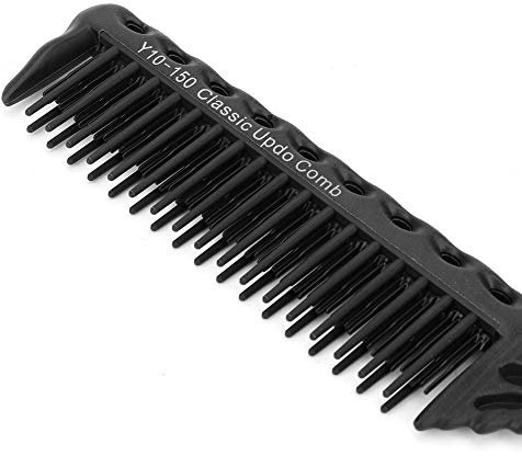 Teasing comb, 3 rows of tail comb for volume and style accuracy(Black)
