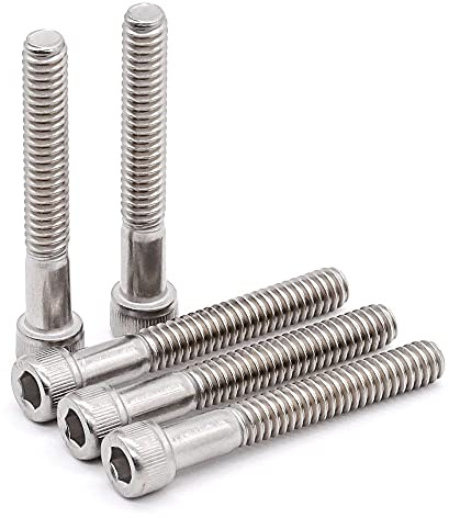 1/4-20 x 3 (20 pcs) Socket Head Cap Screws, Allen Hex Drive, 18/8 Stainless Steel 304, Partial Thread, Bright Finish, Coarse Thread