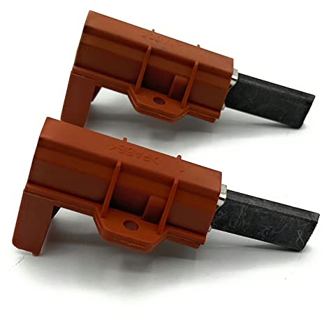 Elettroodo Spazzola Motore Lavatrice Compatibile con Ariston, Indesit C00196544 - Set di Due Unità, Pezzo di Riparazione Lavatrice