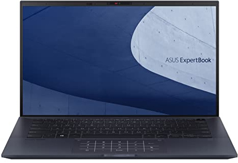 ASUS ExpertBook B9 B9400CBA-KC0681X - Ordenador Portátil 14 Full HD (Intel Core i7-1255U, 16GB RAM, 512GB SSD, Iris Xe Graphics, Windows 11 Pro) Negro Estrella - Teclado QWERTY español