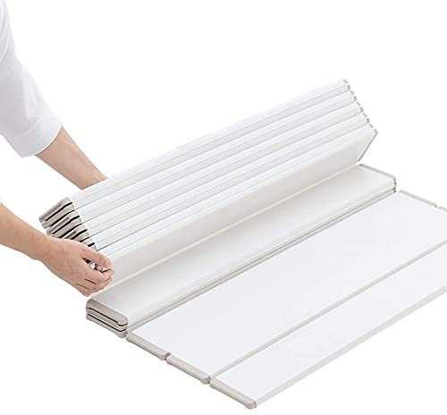 Couverture De Baignoire Couverture de Baignoire Étanche Ponts de Baignoire, Pliante Panneau Isolant Baignoires Panneau Anti-poussière Pour La Maison, Salle de Bain, Expérience SPA Pliante ( Color : Wh