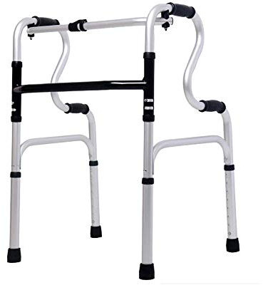Walker, Rollator Walker Gehgestelle für Senioren Höhenverstellbare zusammenklappbare Mobilitätshilfe zum Gehen Abnehmbares Zubehör Standard-Gehhilfen It's so kind of you