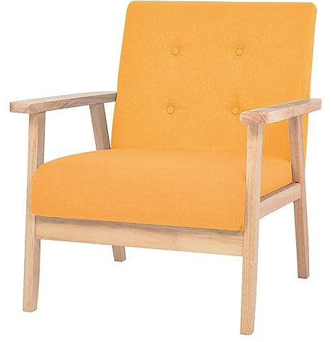 DYRJDJWIDHW Lounge Sessel,XXL sitzsack,schaukelstuhl,Sessel Gelb Stoffrelaxsessel,lesesessel,Sessel,stillsessel,
