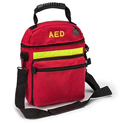 Jipemtra Erste-Hilfe-Tasche AED Medical Bag 1st Aid Bag Leere Rettungsdefibrillator-Tasche First Responder Outdoor-Tasche für den Schutz kritischer Notfälle im Gesundheitswesen (nur Tasche)