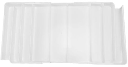 CDQL Küchenschubladen-Organizer, ABS-Kunststoff, Einfache, Vielseitige Schubladen-Trennschale, Badezimmer-Waschtisch-Schubladen-Organizer-Trennwände, Vielseitige Aufbewahrungsbehälter