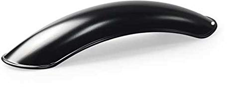 DKMOTORK 0061 Schwarzer Cafe Racer Vorderer und Hinterer Kotflügel für Motorrad Modifiziert, Kleiner Radius, Länge 35,5 cm / 13,99’’ Breite 9 cm / 3,59’’ (ohne Halterung)