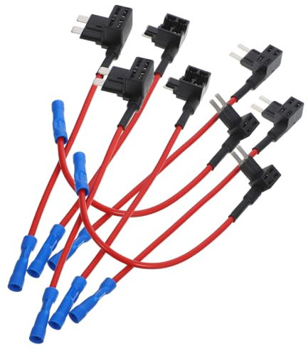GLEAVI 8stücke Teiliges Auto Sicherungshalter Standard Flachsicherung Adapter Für Fahrzeuge Schützt Die Elektronik Und Erweitert Schaltkreise Kompatibel Mit Verschiedenen Automodellen