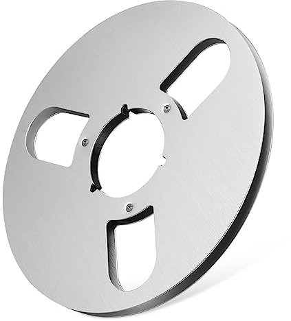 CONGARTENO Carrete Devanadera Vacío Accesorio Grabadora Piezas De La Máquina De Apertura De Silver Aleación De Aluminio