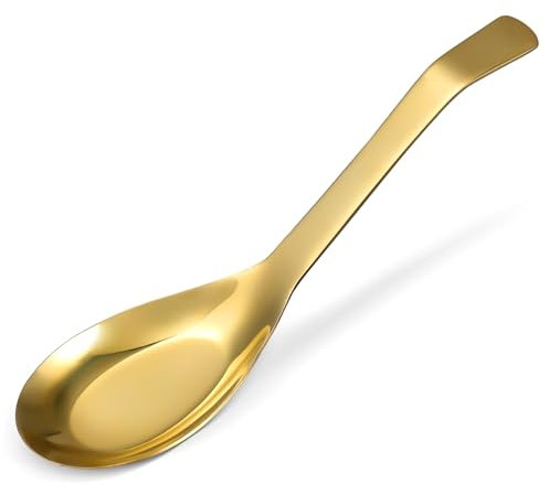 KICHOUSE Cuchara De De Profunda Mango Engrosado Cuchara De Cocina Multiusos Para y Porridge Utensilio De Resistente Para y
