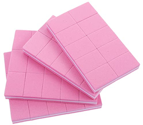 ELAYARD 50stücke Nagelpufferblöcke mit Schwamm für Glätten und Polieren Passend für Naturnägel Künstliche Nägel und Nagelverlängerungen Inklusive Nagelpolierwerkzeugen für Maniküre