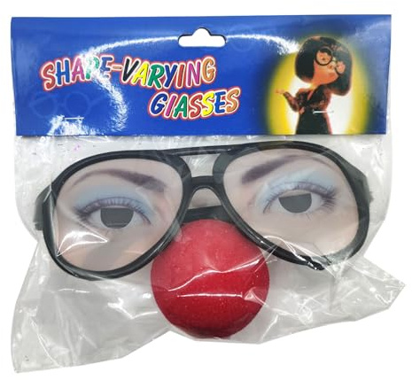 Lustige Brille mit Wackelaugen, Partyzubehör, Halloween-Brille, für Männer und Frauen, für Streiche, einzigartiges Aussehen, Partyzubehör für Familientreffen, Halloween