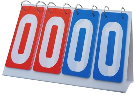 Tabella di punteggio portatile multifunzione per pallacanestro, tennis e altri sport puntini digitali a 4 cifre, impermeabile, ideale per pallavolo, calcio e altri sport (accesso