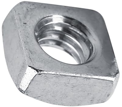 OEBUAFI 304 Stainless Steel Square Nut Set,DIN557 Standard M3 M4 M5 M6 M8 Sizes Anti Loosing Design For Industrial Maintenance Mechanical Fastening (M3 (100 pieces/pack))