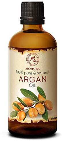 Arganöl 100ml - Argania Spinosa - Argan Öl - Kaltgepresst - Rein & Natürlich - Gesichtspflege Trägeröl für Haut & Nägel - Körperpflege - Haarpflege - Trockenes Haar - Spliss Entferner