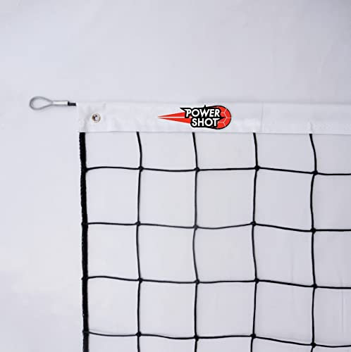 POWERSHOT Volleyballnetz Match 3mm - Marke Carrington - Ideal für das Volleyballtraining - Leistungsstark und sehr stabil!