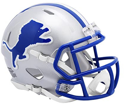 Riddell Mini Football Helm - NFL Speed Detroit Lions 1983-02
