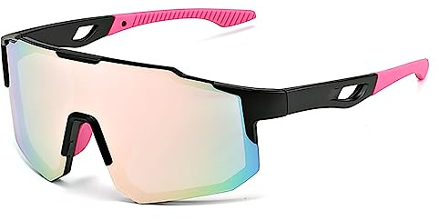 ATSGJLZN Cykelglasögon Män Kvinnor Polariserade Anti-UV 400 Sportglasögon Mtb Män Utomhus Sport Löpning Beach Volley Running