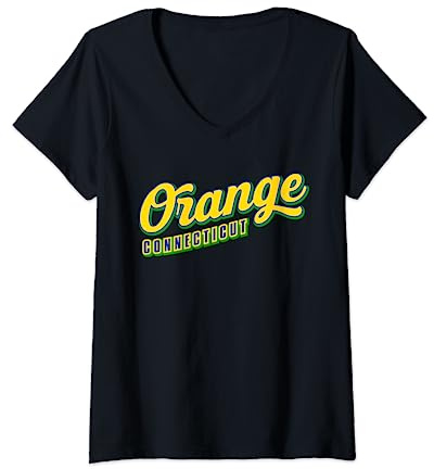 Naranja CT Camiseta Cuello V
