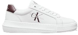 Calvin Klein Baskets Cupsole Femme Chunky Chaussures, Multicolore (Bright White/Andorra), 41