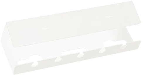 Under Desk Cable Management Tray - No-Screw Under Desk Cable Management Tray - No Damage To Desk Self-Adhesive Cable Tray With Perforated Design For Desk Wire Management