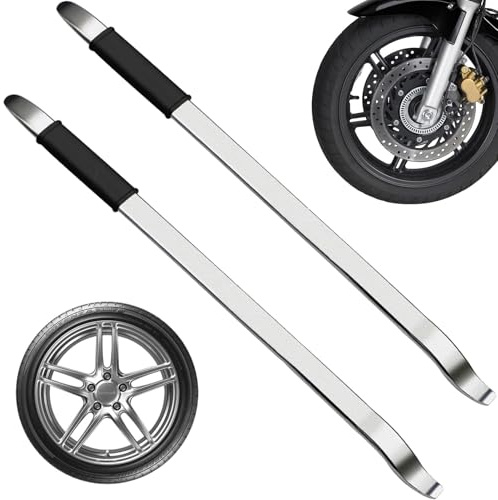 2 stycken däcklyftverktyg – 50 cm monterat järn – däckmonteringsverktyg – monteringsjärn, multifunktionell däckspak – för motorcykel, cykel, vagn, skoter